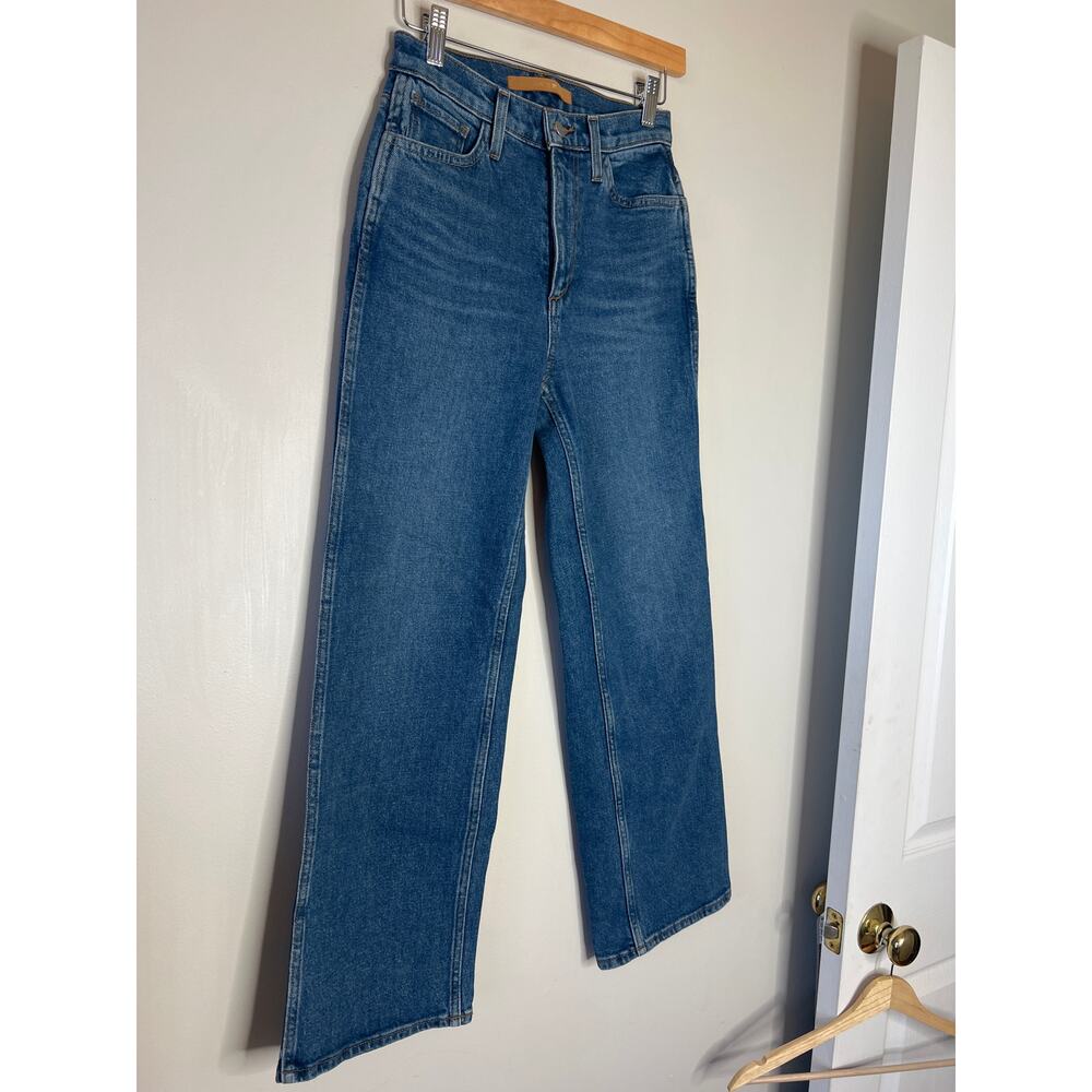 NEW Joe’s Jeans Blake High Rise Wide Leg Cropped Jeans Blue Midwash Size: 25 - Picture 3 of 7